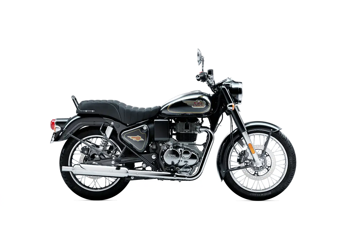 Royal Enfield Bullet 350 Moto Noir Standard Couleurs