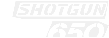 Text reads "SHOTGUN 650" in bold, stylized font.